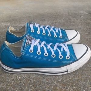 EUC Converse All-Stars Teal Blue sneaker shoe